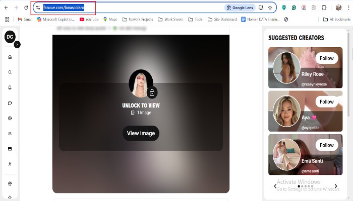 copy fanvue video url