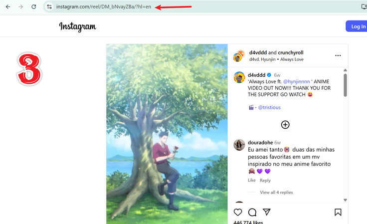Copy Instagram Video or Reel Link