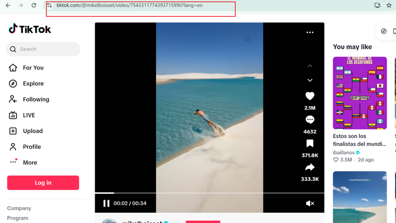 Copy Iktok Video Link