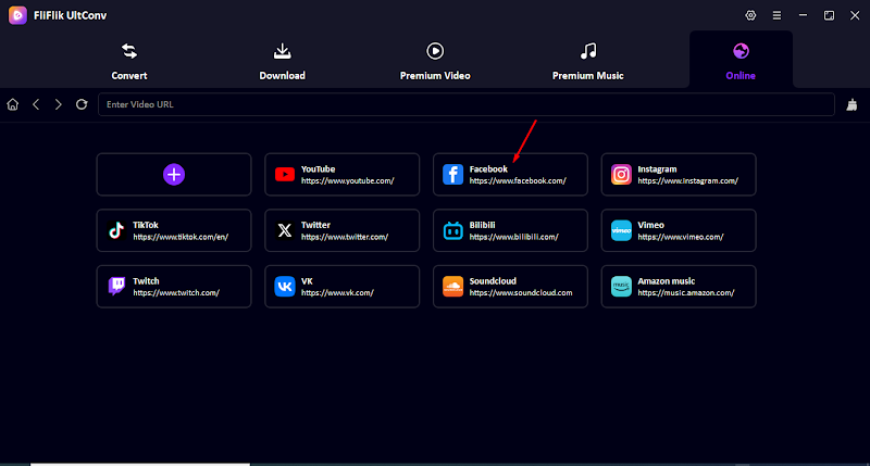 copy url of private facebook videos