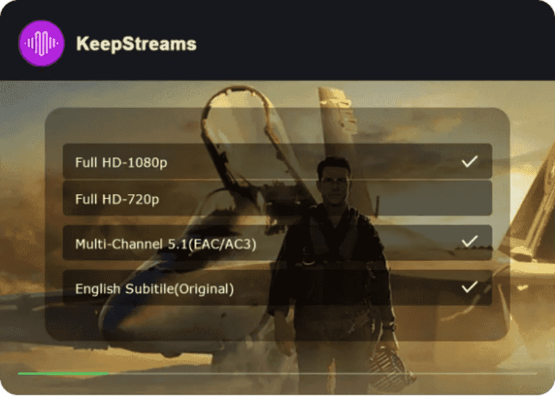 customize roku download settings in keepstreams