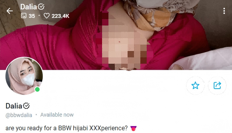 bbw creator profile dalia bbw