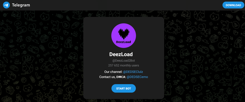 Deezload Telegram Flac Music Downloader
