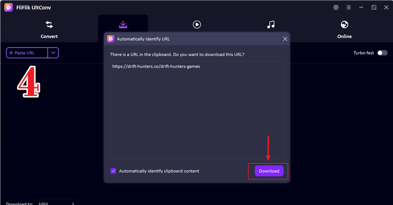 Detect and Paste Youtube Game Video Link
