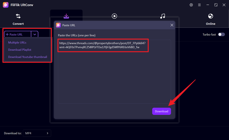 Detect Threads Video Using Ultconv