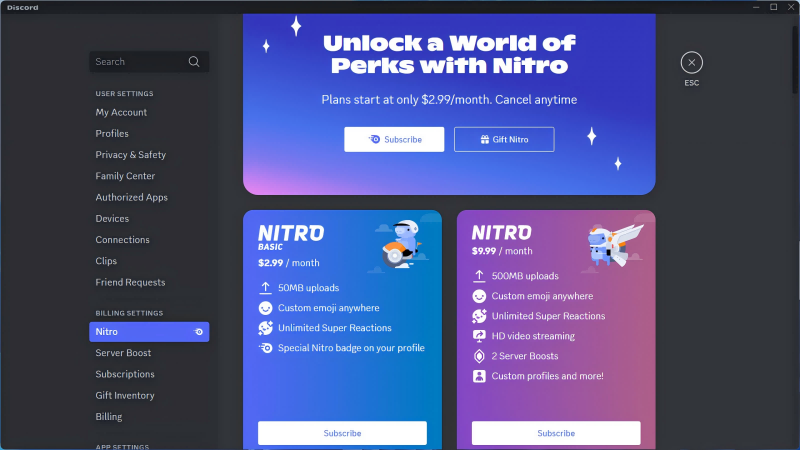 디스코드 nitro