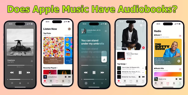 does apple music have audiobooks