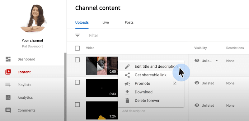 Download all YouTube videos from a channel