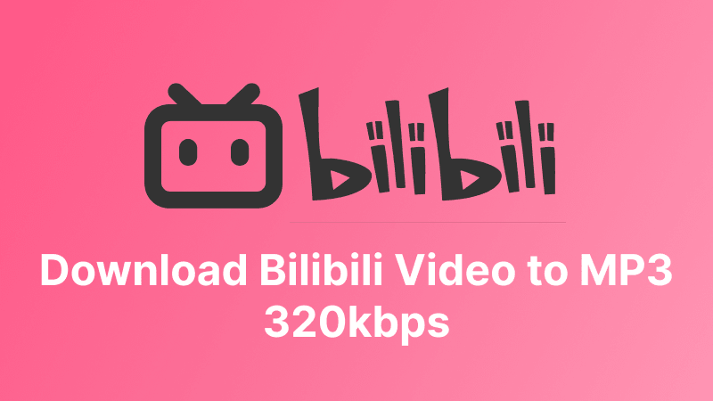 download bilibili video to mp3