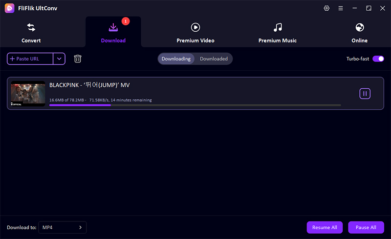 download blackpink music video in ultconv