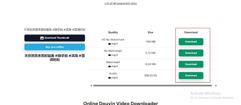Download Douyin Videos No Watermark