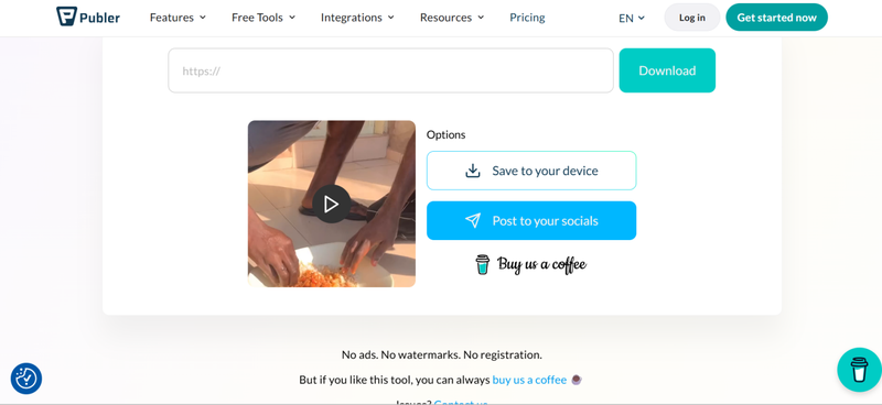 Download Facebook Video with Publer