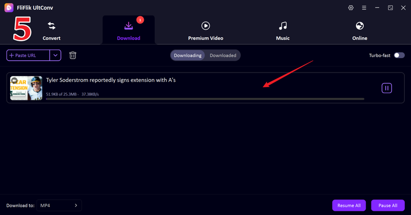 download firstrowsport video using ultconv