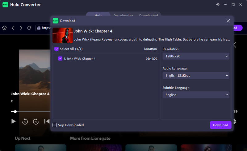 Download Hulu Video in Ultconv
