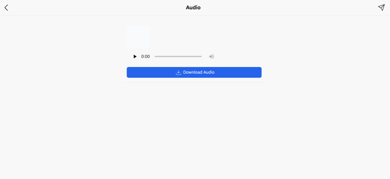 Download Audio Instagram with Audiodropper