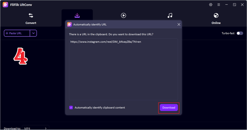 Download Instagram Video with Ultconv