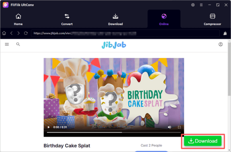 download-jibjab-video-using-ultconv