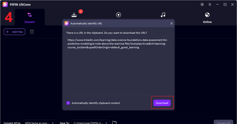 Download Linkedin Video with Ultconv on Pc