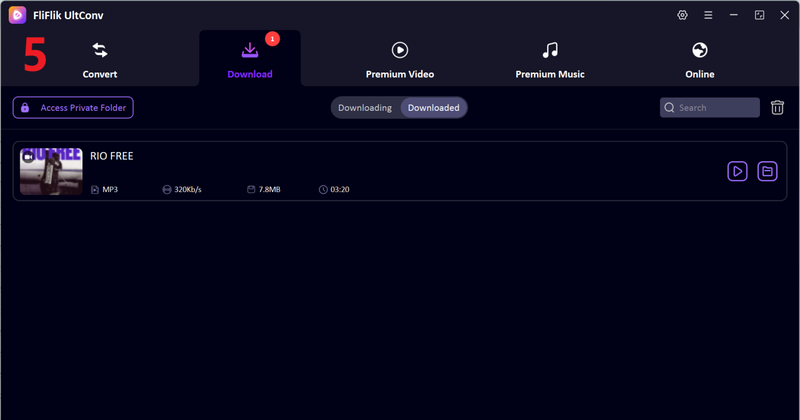 Paste Linkedin Video Url in Ultconv to Download