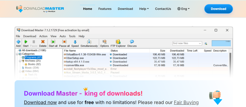 Download Master Chrome Extension