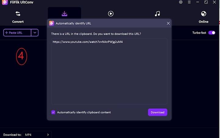 download movies to mp4 with ultconv video downloader