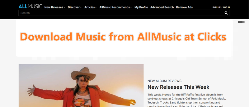 Download Music from Allmusic