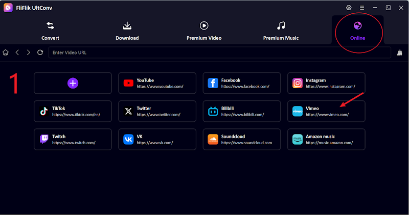 Download private Vimeo videos with UltConv Video Converter