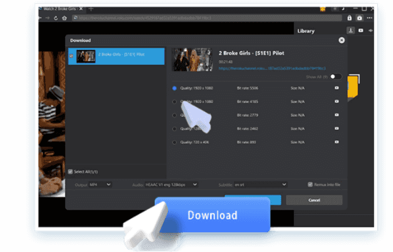 download roku video with cleverget downloader