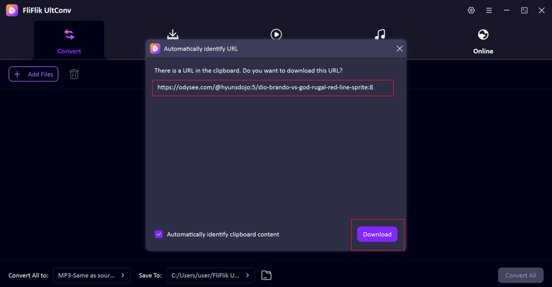 Download Rutube Video Using Ultconv