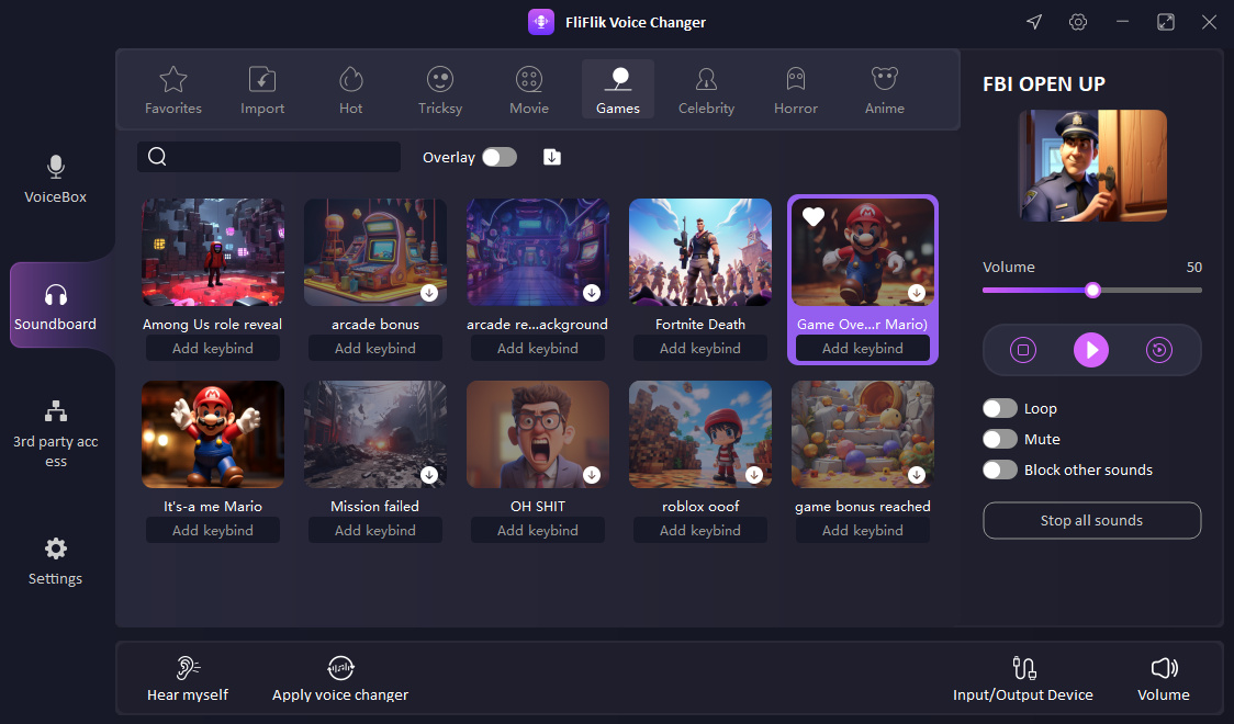 download sound in soundboard