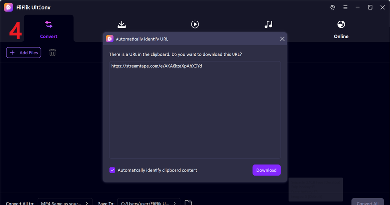Download Streamtape Videos with Ultconv on Pc