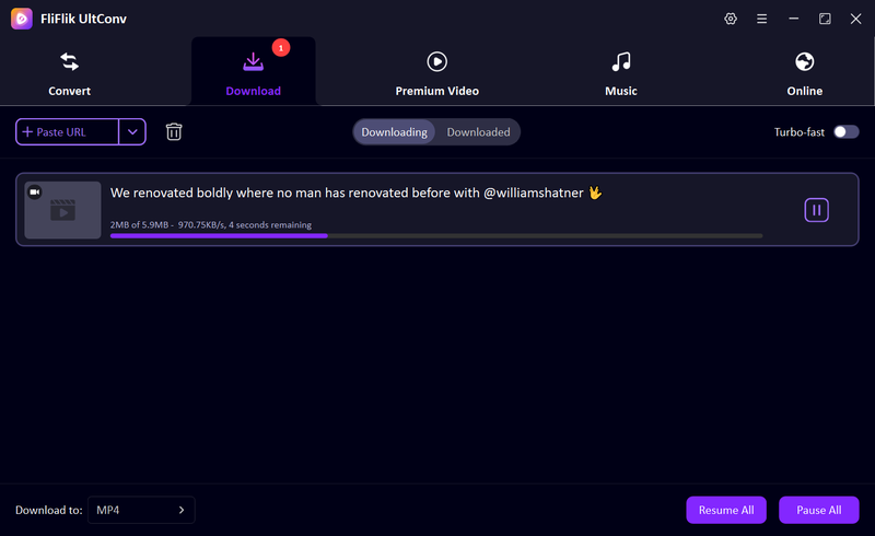 Download Threads Video Using Ultconv