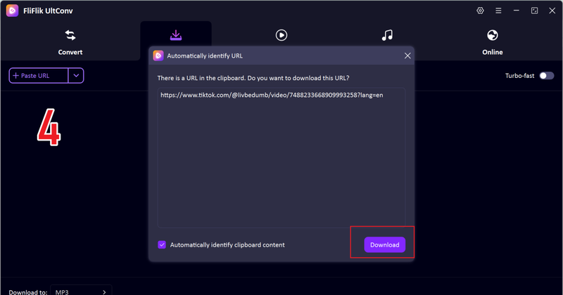 Download Tiktok Audio Using Ultconv