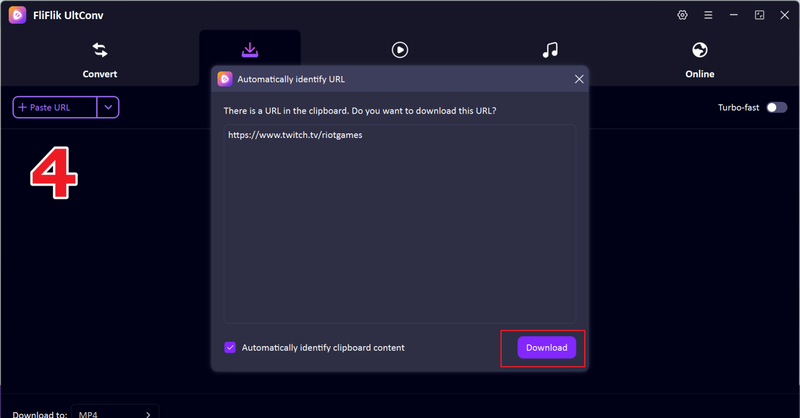Download Twitch Video Using Ultconv
