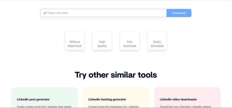 Download Linkedin Videos with Contentstudio
