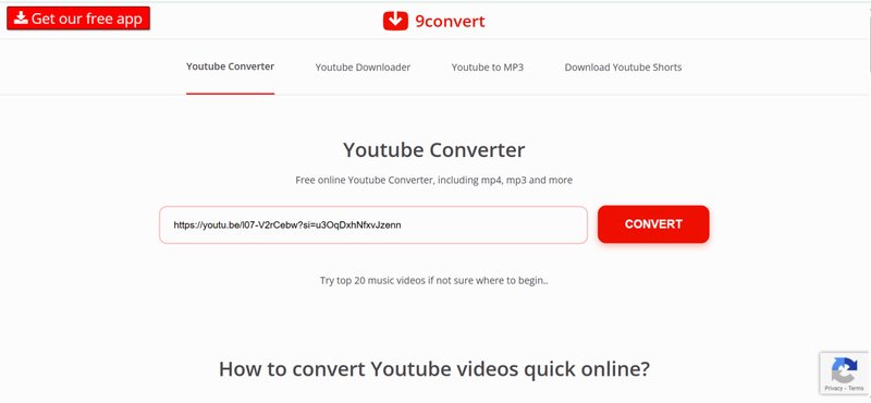 Steps to Use 9convert