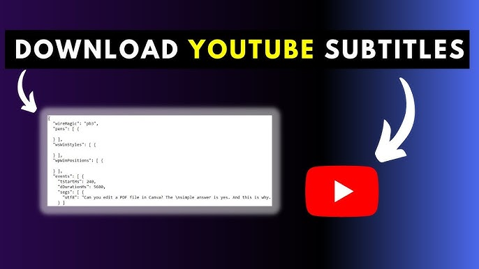 Download Youtube Subtitles Downsub Api