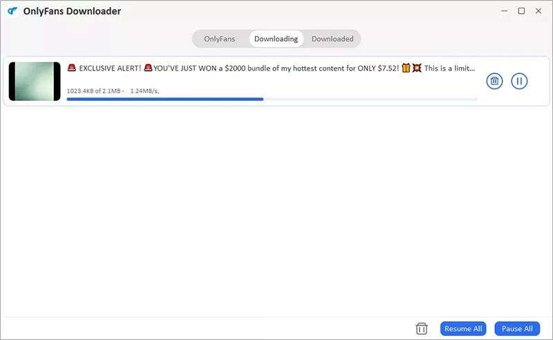 Onlyfans Video Downloaded in Ytsaver
