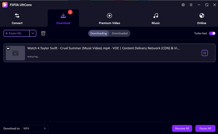Downloaded Voe Video in Ultconv