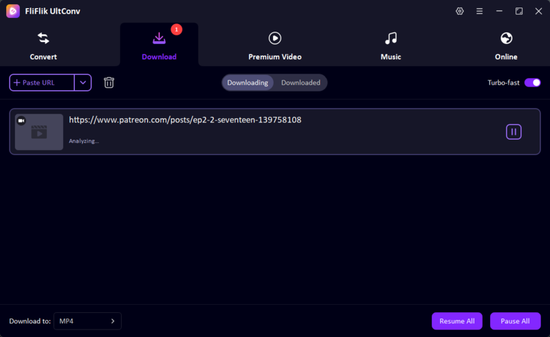 downloading patreon video ultconv