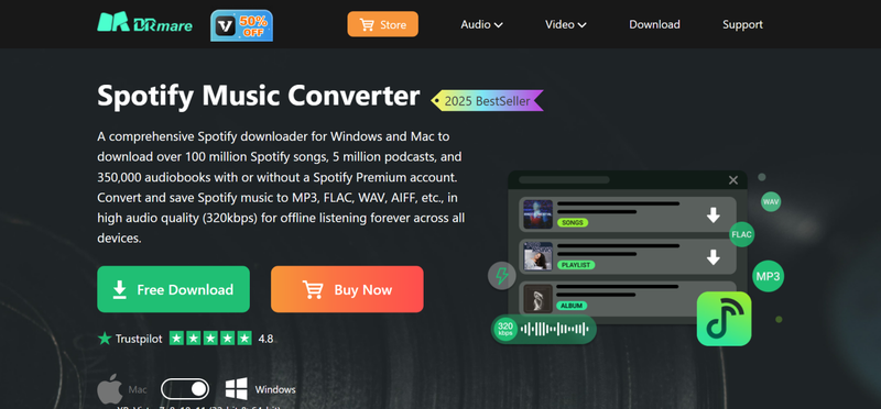 Drmare Spotify Music Converter