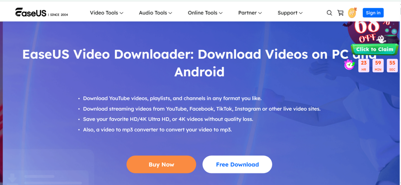 Easeus Video Downloader Review