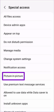 Enable Picture in Picture on Android