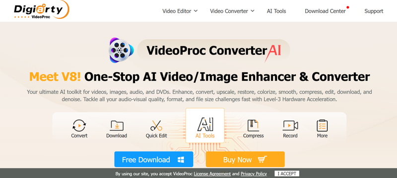 Extract Music from Dvd with Videoproc Converter Ai