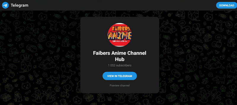 Telegram Movie Channel Faibers Anime Channel