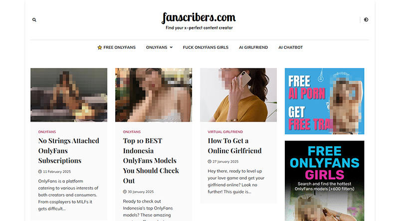 find onlyfans leaks on Fanscribers