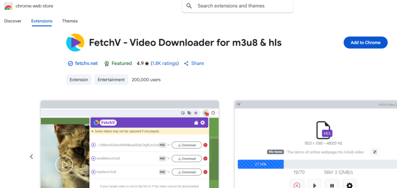 fetchv video downloader for m3u8