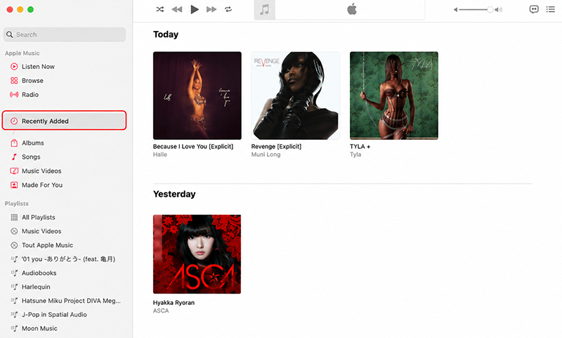 find downloaded tracks