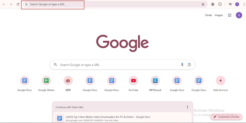 Find YouTube video Google