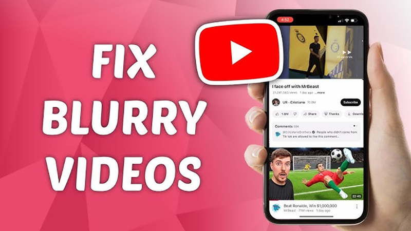 Fix blurry videos on YouTube